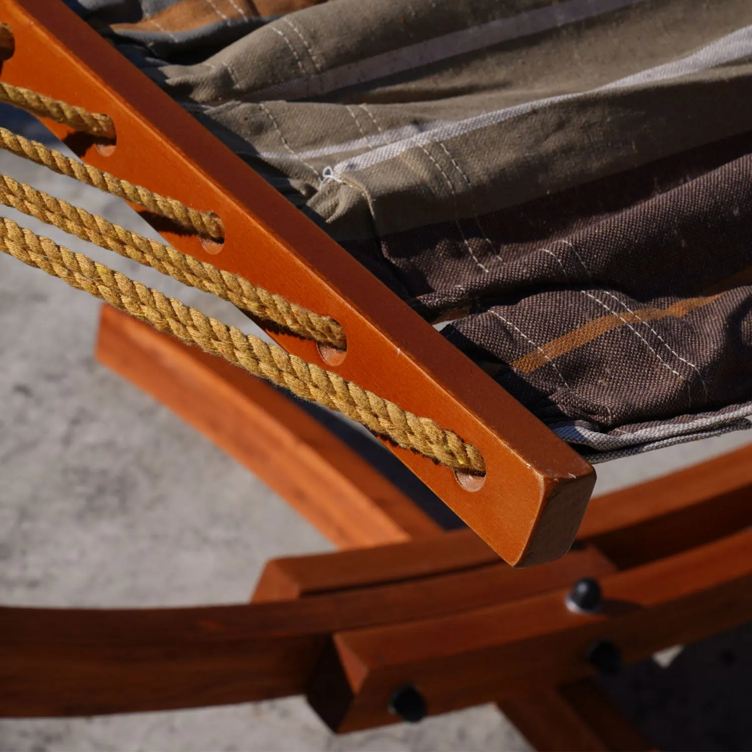 10 FT Hardwood Arc Hammock Stand