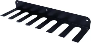 2PCS of Wall Mounted Baseball Bat Holder,Hold 14 Baseball Bats, Bat Holder for Dugout FenceHeavy Duty Hooks for Hanging Gloves, Hats, Bags, Balls, High Carbon SteelBlack Powder Coated.