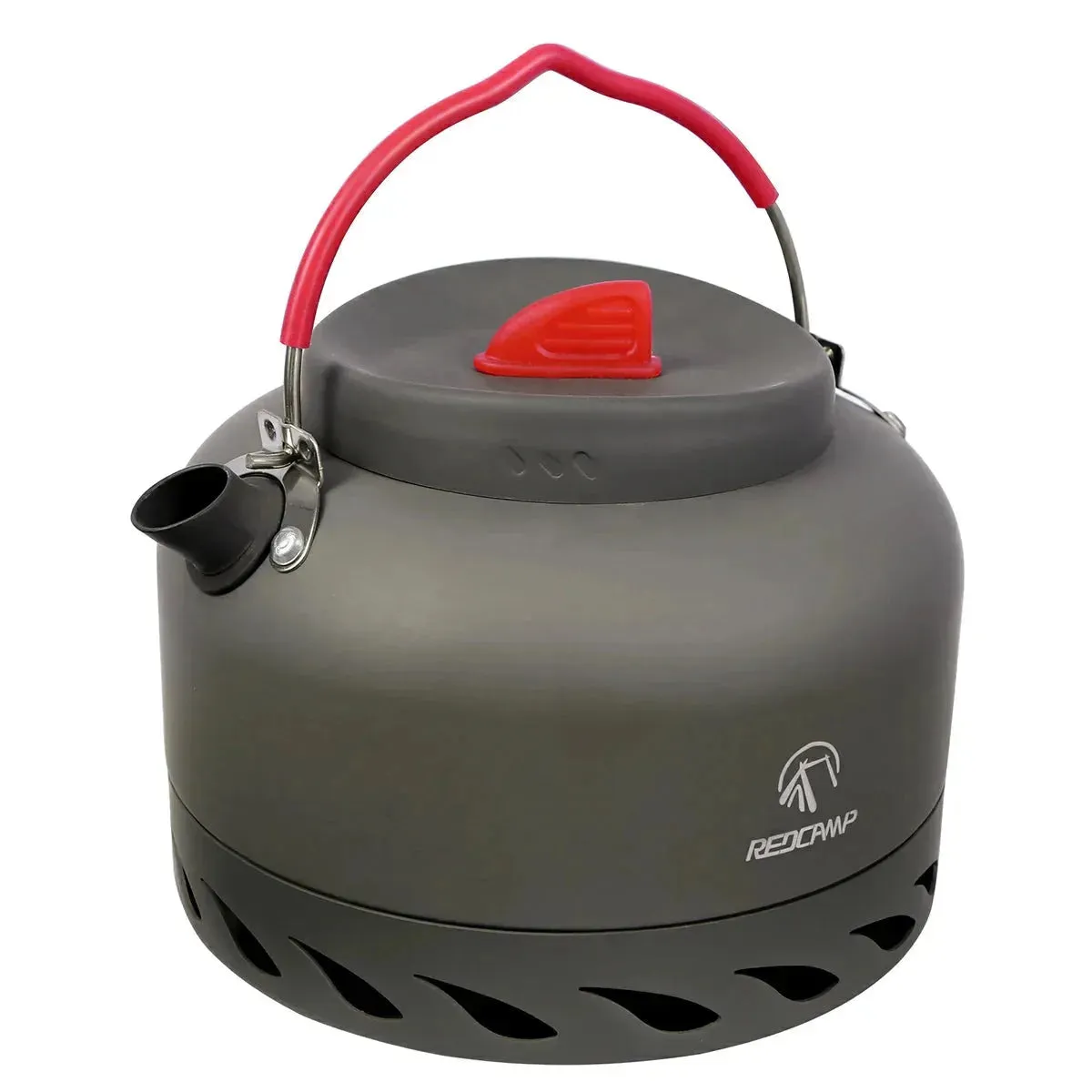 Aluminum Outdoor Camping Kettle with Carrying Bag, 0.8L/0.9L/1.4L/2L