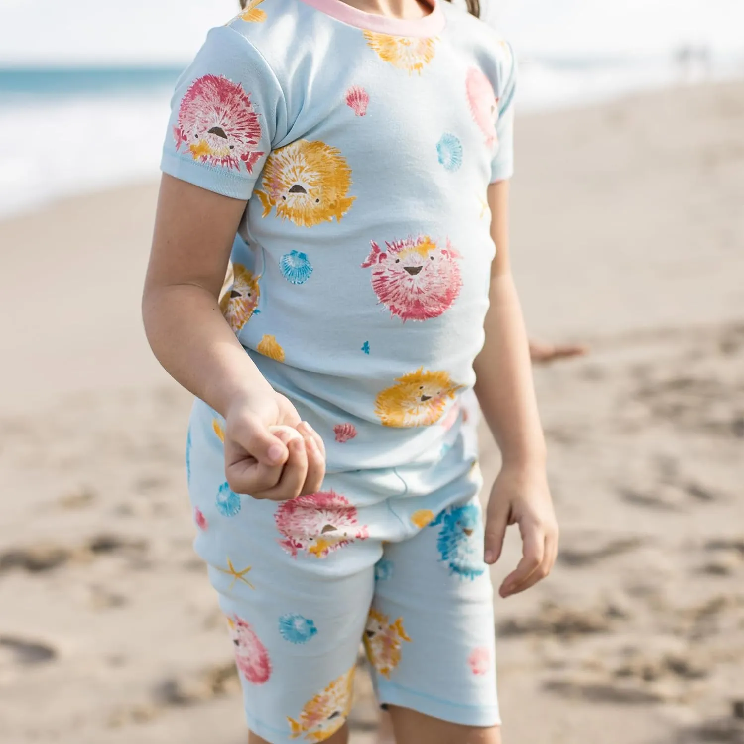 Burt's Bees Baby Baby Girls' Pajamas, Tee and Short 2-Piece Pj Set
