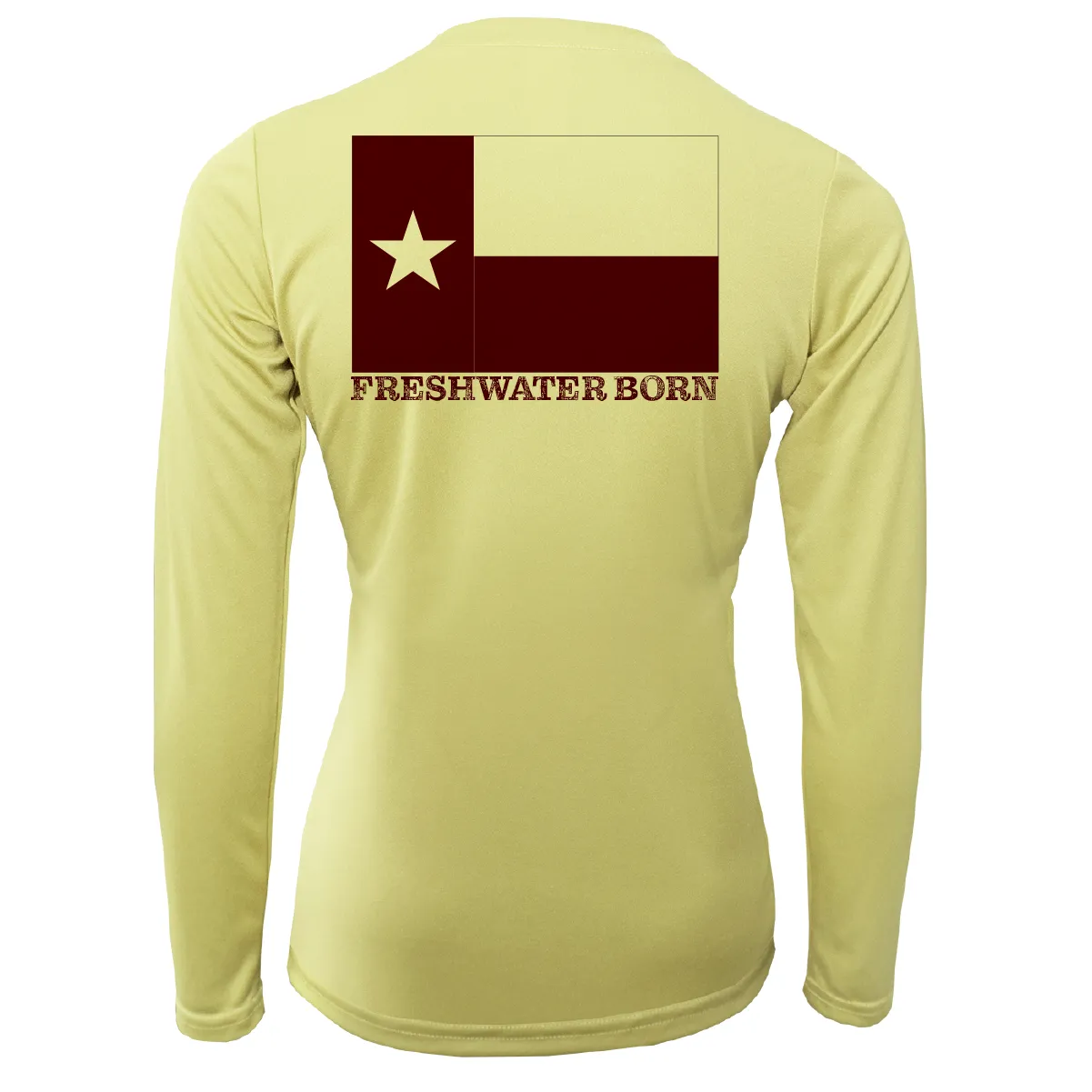 College Station Freshwater Born Women's Long Sleeve UPF 50  Dry-Fit Shirt