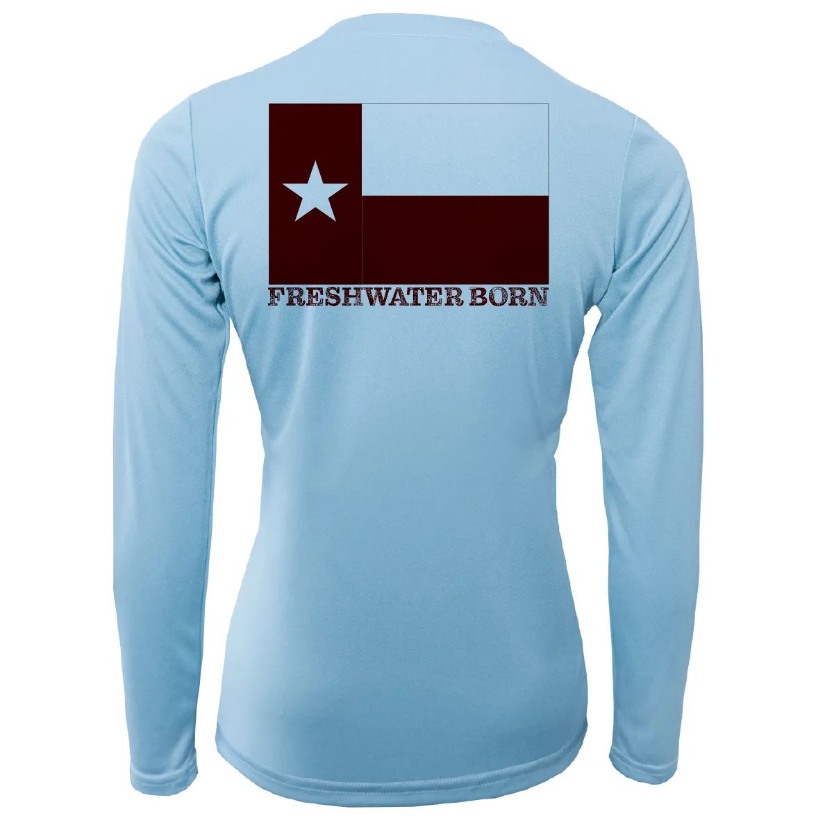 College Station Freshwater Born Women's Long Sleeve UPF 50  Dry-Fit Shirt