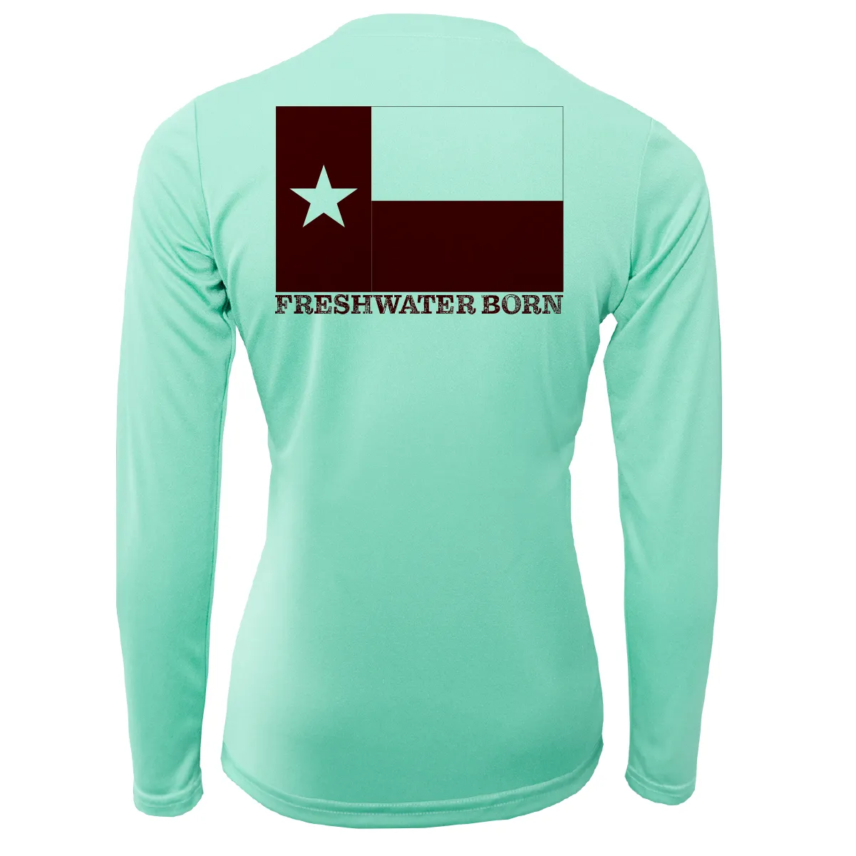 College Station Freshwater Born Women's Long Sleeve UPF 50  Dry-Fit Shirt