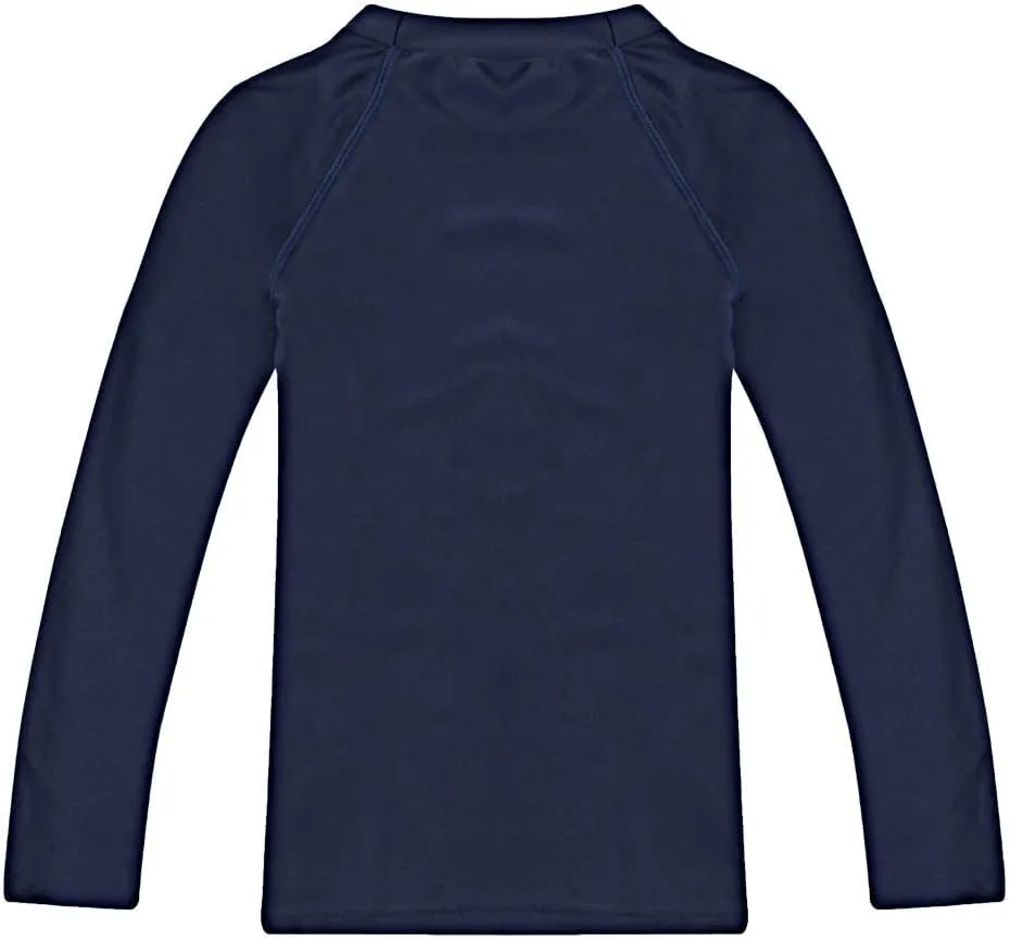 ESTAMICO Boys' UPF 50  Long-Sleeve Rashguard Athletic Swim Shirt