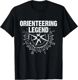 Funny Orienteering Navigation Compass Sports Orienting T-Shirt