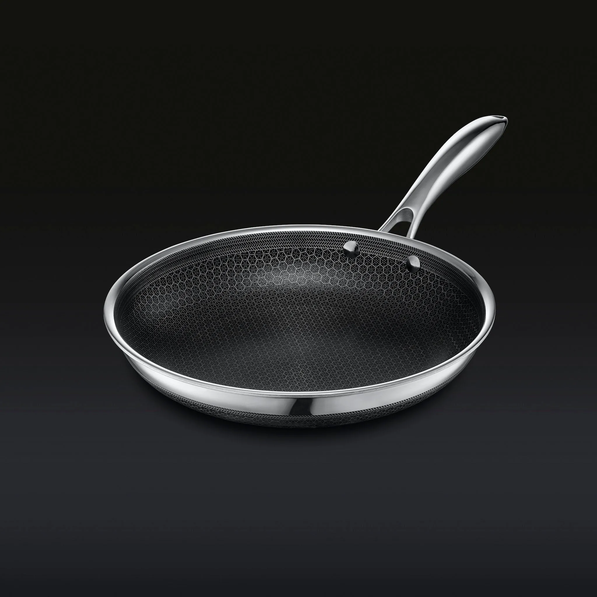 Hybrid Fry Pan Set with Lids, 6pc