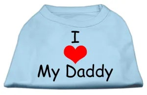 I Love My Daddy Screen Print Shirts Baby Blue XL (16)