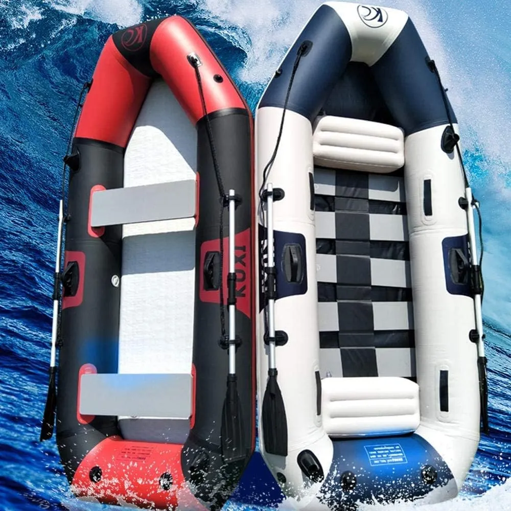 Inflatable Kayak, Inflatable Fishing Boat Set, Unisex's 1-2Person Inflatable Portable Sport,with Out Any Accessories,18011531CM