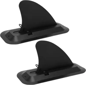 OUKENS 2PCS Paddle Board Fins Replacement, Detachable Plastic Surf , for Long Board Surfboard Paddle Board Electric Surfboard