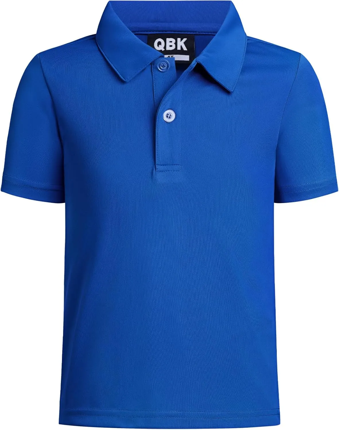 QBK Toddler to Youth Boys' Performance Polo Kids Collared Golf Shirt School Uniform