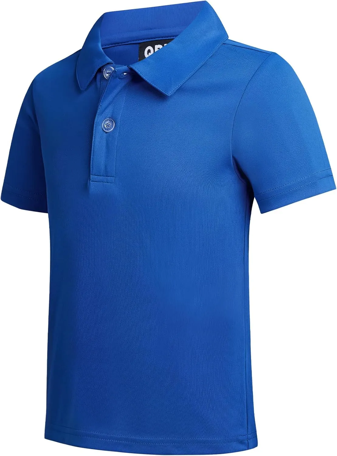 QBK Toddler to Youth Boys' Performance Polo Kids Collared Golf Shirt School Uniform
